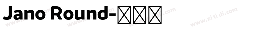 Jano Round字体转换